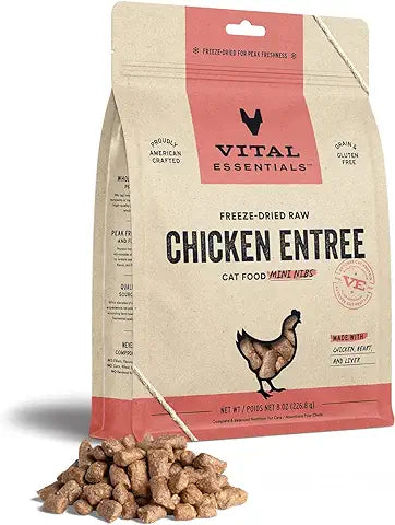 VITAL CAT FREEZE DRIED MINI NIBS 12OZ