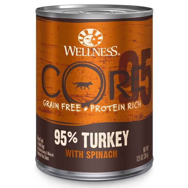 CORE WELLNESS 95% TURKEY W/ SPINACH 12.5OZ