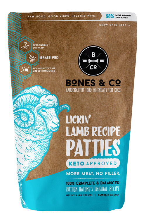 BONES & CO LAMB DINNER PATTIES 6LB