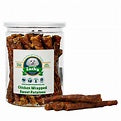 LUCKY PREMIUM TREATS CHICKEN WRAPPED SWEET POTATO 25CT - 4.5"