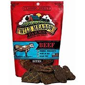 WILD MEADOW FARMS JERKY BITES DOG TREATS 4OZ
