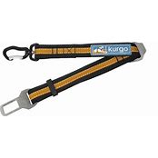 KURGO SEATBELT TETHER WITH CARABINER ORANGE