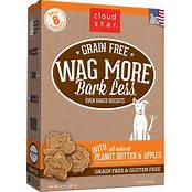 CLOUD STAR WAG MORE GRAIN FREE PEANUT BUTTER 14OZ