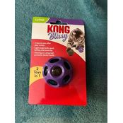 KONG CAT BLISSY MESH BALL W/ CAT NIP