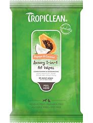 TROPICLEAN BERRY & COCONUT DEEP CLEANING PET WIPES
