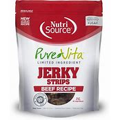 PURE VITA LID JERKY DOG TREATS 4OZ