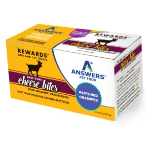 ANSWERS REWARDS RAW GOAT CHEESE 8OZ