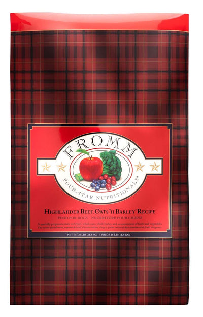 FROMM DOG 4 STAR HIGHLANDER BEEF, OATS 'N BARLEY