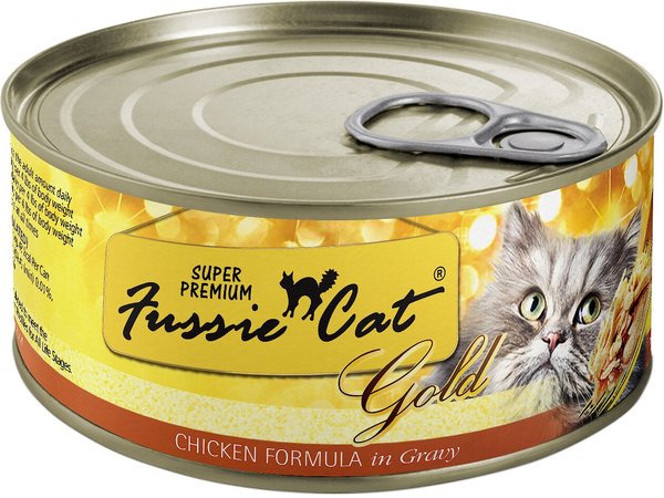FUSSIE CAT GOLD CHICKEN IN GRAVY 2.82OZ