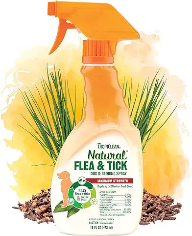 TROPICLEAN NATURAL FLEA & TICK BITE RELIEF SPRAY