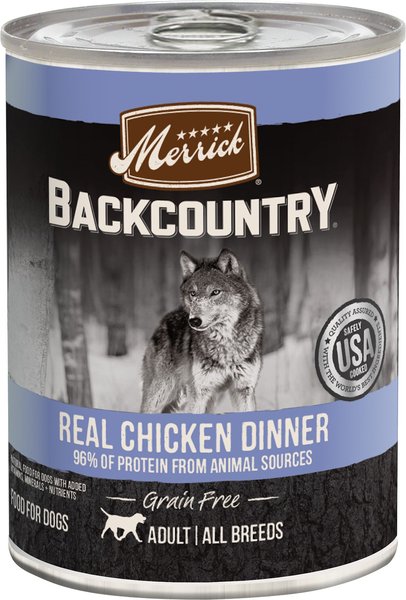 MERRICK BACKCOUNTRY GRAIN FREE 96% 12.7OZ