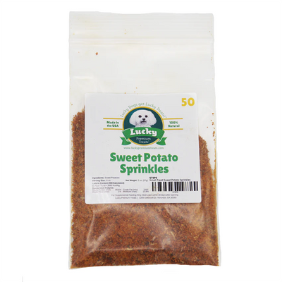 LUCKY PREMIUM TREATS SWEET POTATO SPRINKLES 7OZ