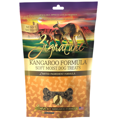 ZIGNATURE SOFT MOIST DOG TREATS 4OZ