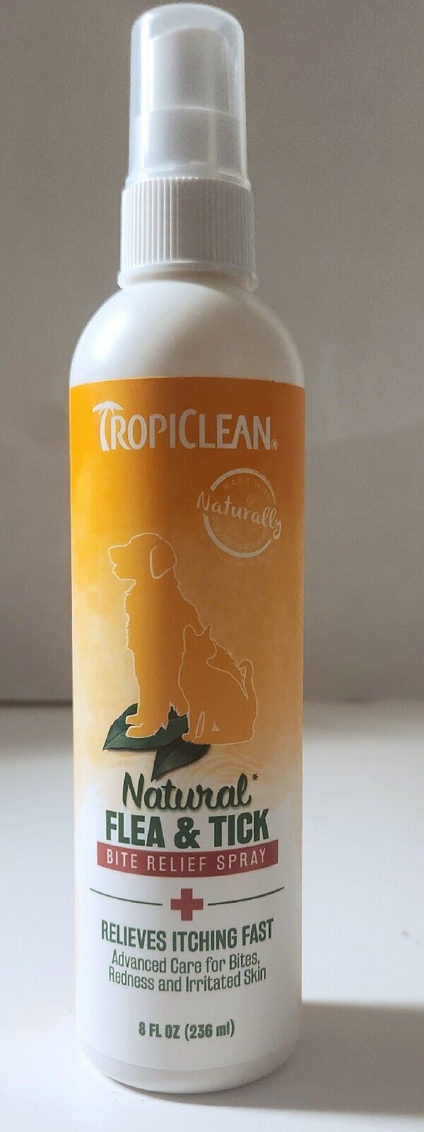 TROPICLEAN NATURAL FLEA & TICK PET SPRAY 16OZ