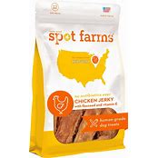 SPOT FARMS CHICKEN JERKY FLAXSEED & VITAMIN E 12.5OZ