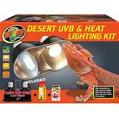 ZOO MED DESERT UVB & HEAT LIGHTING KIT