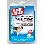 SIMPLE SOLUTIONS WASHABLE MALE WRAP MEDIUM