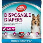 SIMPLE SOLUTION DISPOSABLE DIAPERS 12PACK XX- LARGE