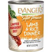 EVANGER'S GOLD LABEL LAMB & RICE 13OZ