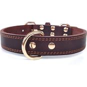 CIRCLE T DOUBLE LEATHER DOG COLLAR
