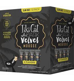 TIKI CAT VELVET MOUSSE VARIETY 12 PACK