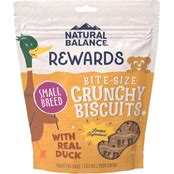 NATURAL BALANCE SMALL BREED POTATO & DUCK TREAT 8OZ