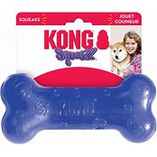 KONG SQUEEZZ SQUEAK BONE GREEN