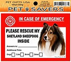 PET SAVERS VINYL DECAL