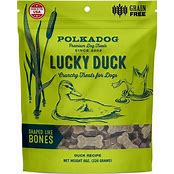 POLKADOG LUCKY DUCK CRUNCHY TREATS FOR DOGS 8OZ