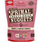 PRIMAL RAW TURKEY & SARDINE 3LB
