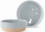 Celestial Med Stoneware Beveled Bowl