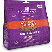 STELLA & CHEWY'S CAT FROZEN RAW TUMMY TICKLIN' TURKEY MORSELS