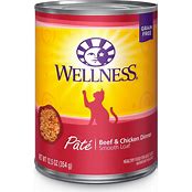 *WELLNESS CAT BEEF & CHICKEN 12.5OZ