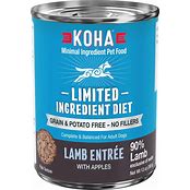 KOHA DOG GRAIN FREE LAMB ENTREE 13.2OZ