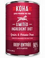 KOHA DOG GRAIN FREE LID BEEF ENTREE 13OZ