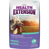 HEALTH EXTENSION DOG GRAIN FREE VENISON & CHICKPEA