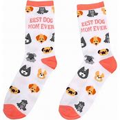 PEARHEAD BEST DOG MOM SOCKS