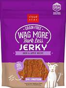 CLOUD STAR GRAIN FREE WAG MORE BARK LESS JERKY 10OZ